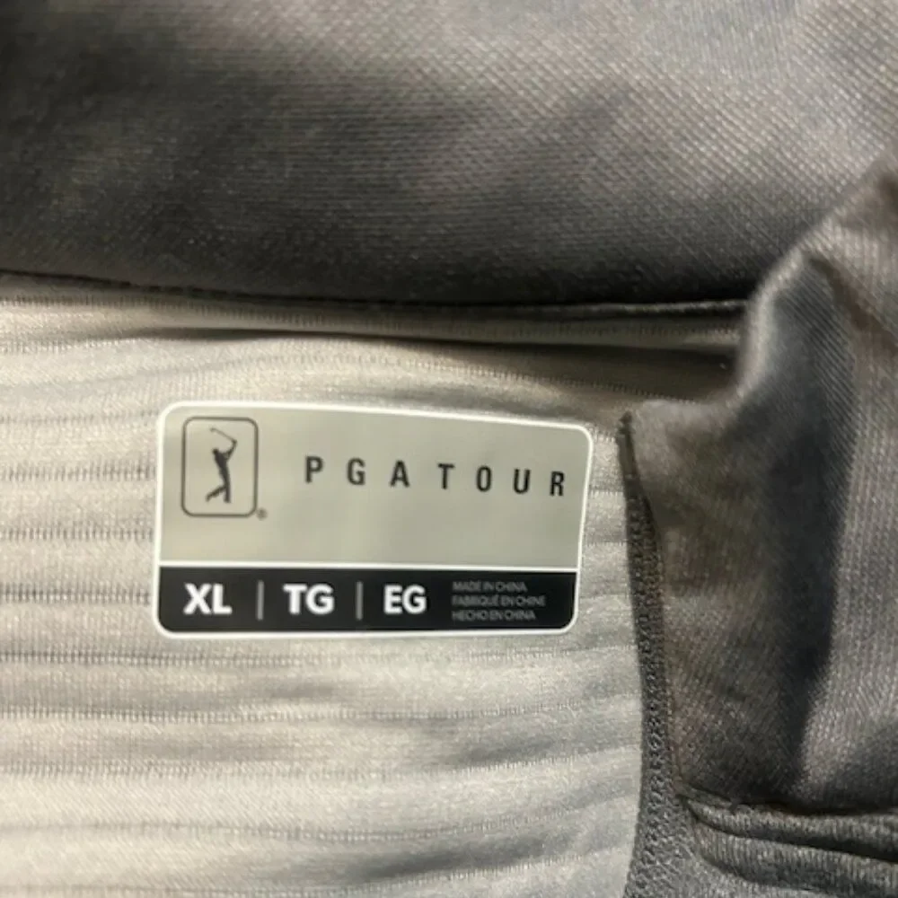 PGA Tour Gray quarter zip sweater, size XL